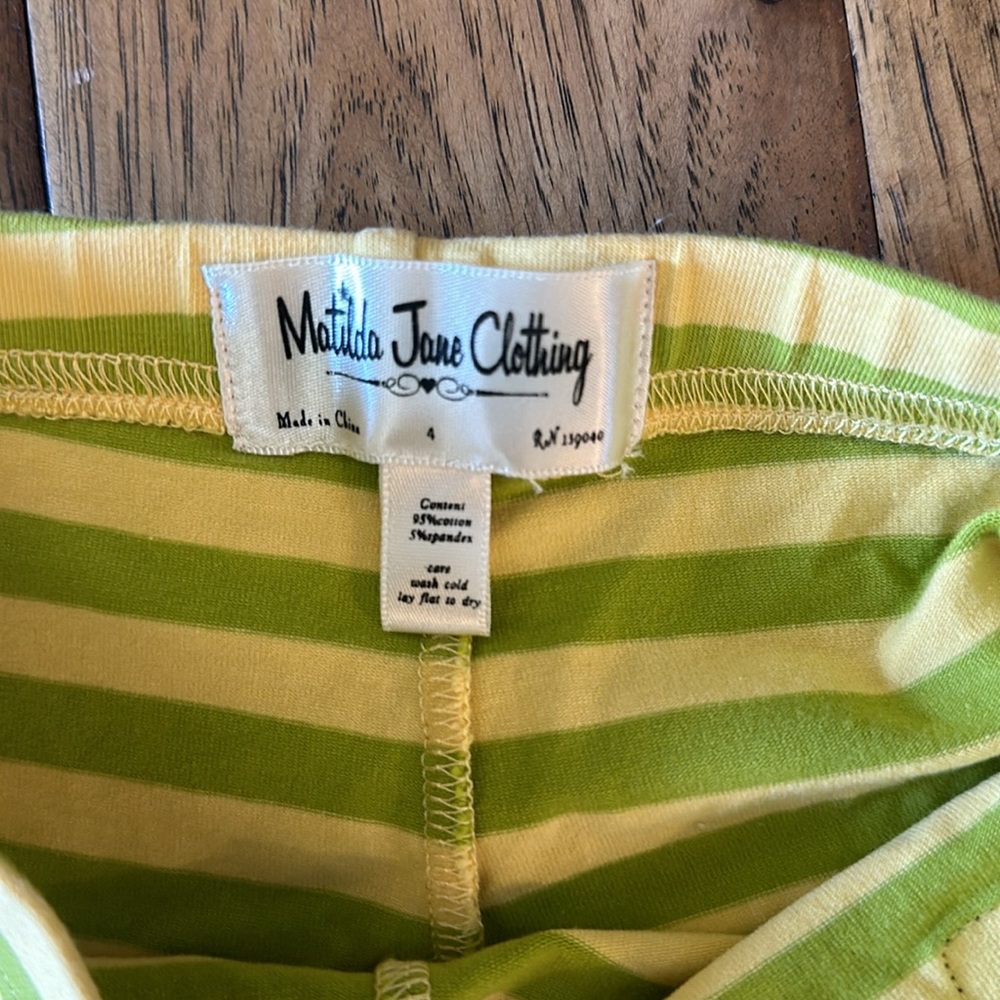 Matilda Jane Stripe Ruffle Short - Picture 2 of 3